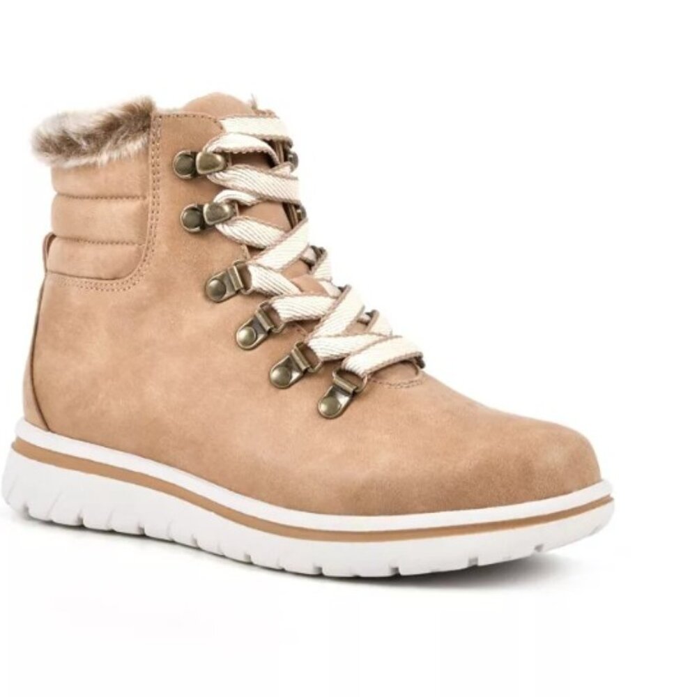 Cliffs by White Mountain Hallett Lace-Up Booties, size 7